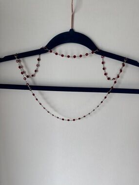 Touchstone by Swarovski- Siam Chantelle RARE HTF Necklace